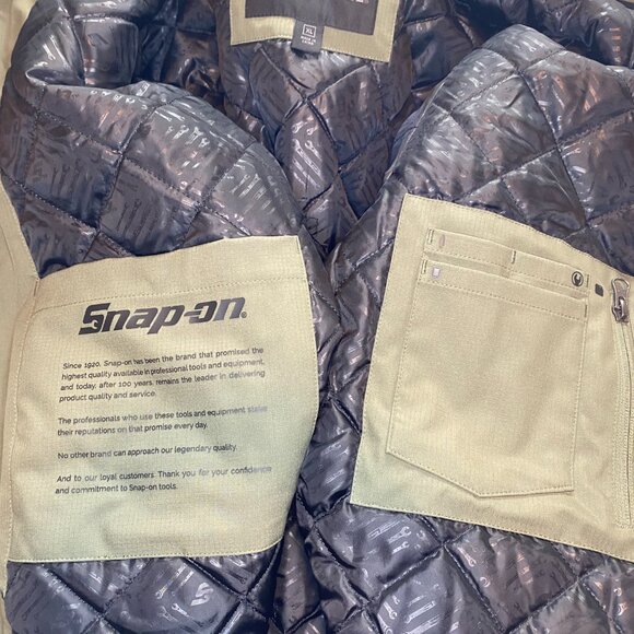 SNAP-ON TOOLS INSULATED HOODED ZIP UP WINTER JACKET XL - Picture 5 of 10